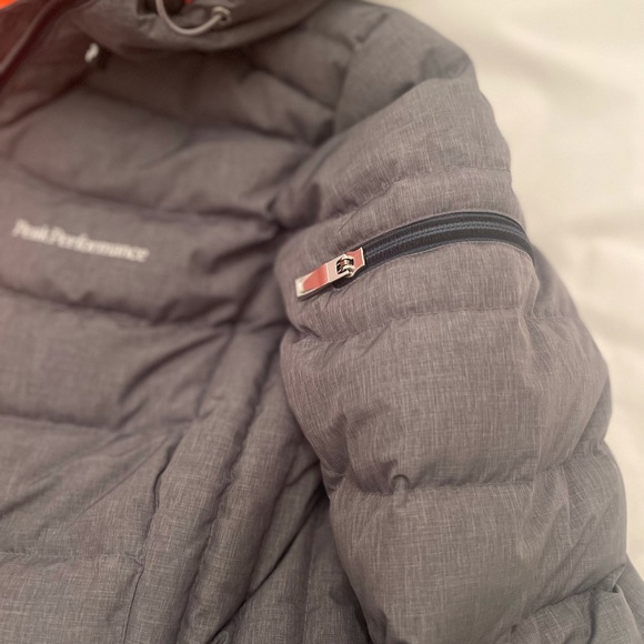 NWOT PEAK PERFORMANCE Grey outdoor duck down jacket - Picture 13 of 13